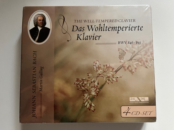 Johann Sebastian Bach - Martin Galling: The Well-Tempered Clavier - Das Wohltemperierte Klavier, BWV 846-893 / Vox Records 4x Audio CD, Box Set, Stereo 2006 / 231723