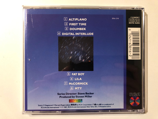Alex de Grassi – Altiplano / Novus Audio CD 1987 / 3016-2-N