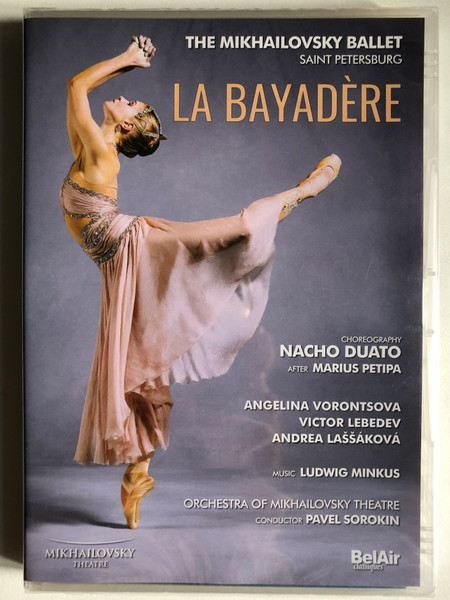 MINKUS: Bayadere / Ballet in three acts / Libretto THE MOUSE PETIPA and SERGY KHUDEKOV / THE MIKHAILOVSKY BALLET.ORCHESTRA OF MIKHAILOVSKY THEATRE / Conductor: PAVEL SOROKIN / DVD