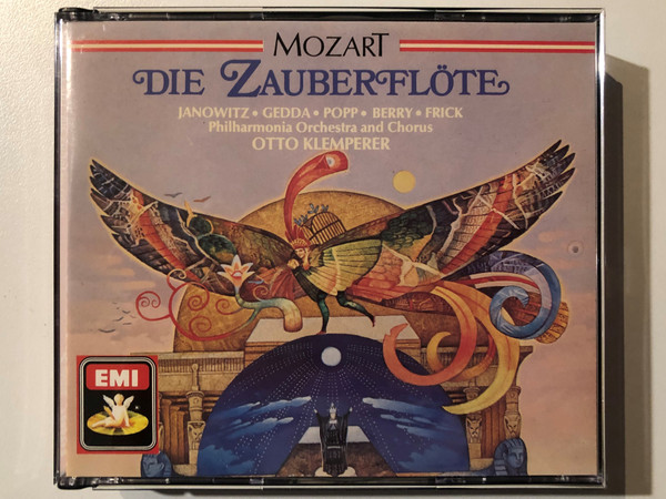 Mozart: Die Zauberflöte - Janowitz, Gedda, Popp, Berry, Frick, Philharmonia Orchestra And Chorus, Otto Klemperer / EMI 2x Audio CD, Box Set, Stereo 1989 / CMS 7 69971 2