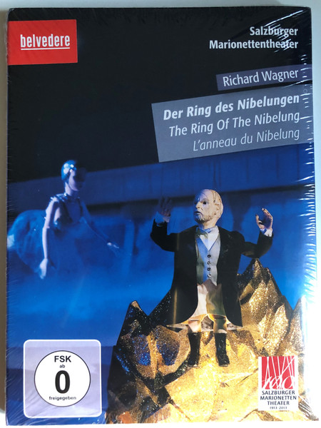 Wagner: The Ring of the Nibelung - Adapted for Children / The tetralogy in one single evening with actors and marionettes / Salzburger Marionettentheater / Excerpts from the Solti "Ring" courtesy of Decca Music Group Limited / DVD (4280000101389) 