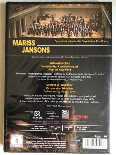 Dvorak: Symphony No.9; Mussorgsky: Pictures at an Exhibition / Bavarian Radio Symphony Orchestra / Orchestrated by Maurice Ravel / Live from the Hercules Hall of the Munich Residence, Munich / DVD (4260415080158) 