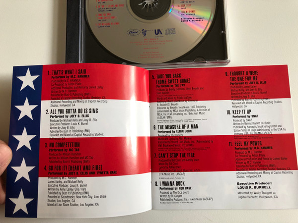 Rocky V (Music From And Inspired By The Motion Picture) / Bust It Audio CD 1990 / CDP 7 95613 2