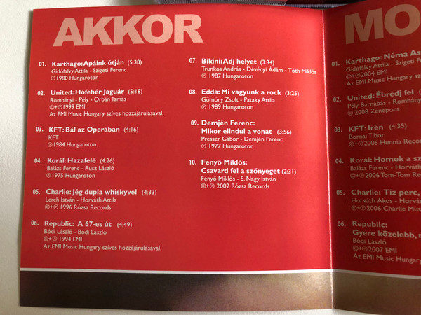 Akkor És Most - A 10 eves Slager Radio sikerei / Zebra 2x Audio CD 2008 / 178 272-2