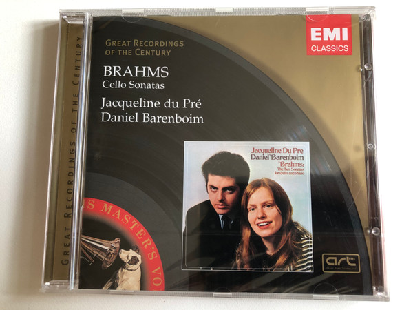 Brahms: Cello Sonatas - Jacqueline du Pré, Daniel Barenboim / Great Recordings Of The Century / EMI Classics Audio CD 2004 Stereo / 724356274129