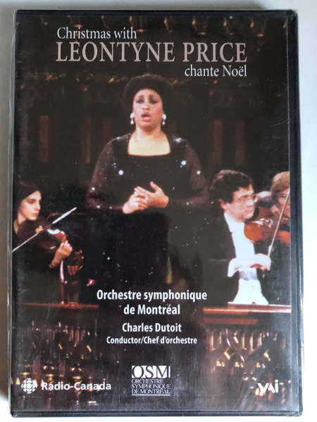 Christmas With Leontyne Price / Charles Dutoit, Montreal Symphony / Montréal Symphony Orchestra under the baton of Charles Dutoit / Leontyne Price, soprano / Orchestre symphonique de Montréal / Charles Dutoit, conductor / DVD (089948430292) 