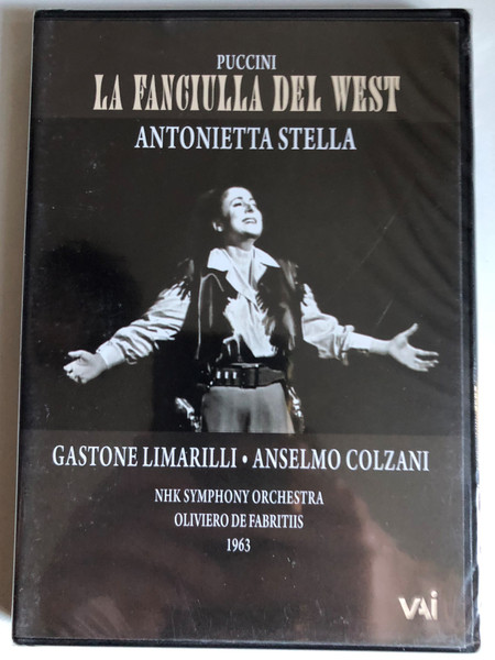 Puccini: La Fanciulla del West / Opera in Three Acts / Libretto by Civinini and Zangarini / First performance of this opera in Japan / The NHK Symphony Orchestra Nikikai Chorus Group Fujiwara Opera Chorus Group / Oliver De Fabritiis, conductor / DVD (089948443995) 