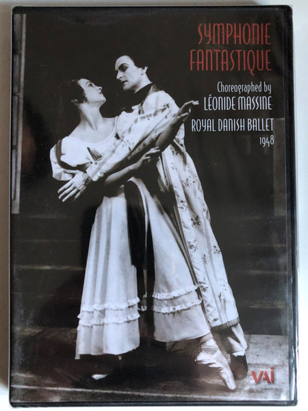 Berlioz: Symphonie Fantastique / The ballet is shown in two views - full stage / Royal Danish Ballet / Music synchronized by Niels Bjørn Larsen / Pianist: William Hicks / Film and DVD produced by Dance Film Archive, Ohio State University / DVD (089948450894)