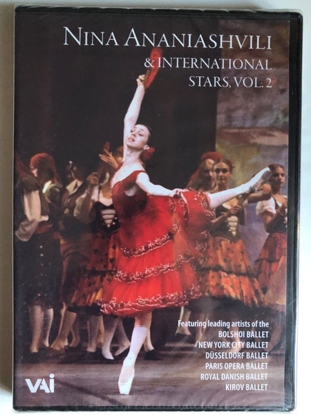 Nina Ananiashvili and the International All-Stars of Dance, Vol. 2 / Alexey Fadeechev & ensemble / Shinsei Nihon Symphony Orchestre / Artistic Director: Frank Andersen / Design and Packaging © 2003 Video Artists International, Inc. / DVD (089948424291)