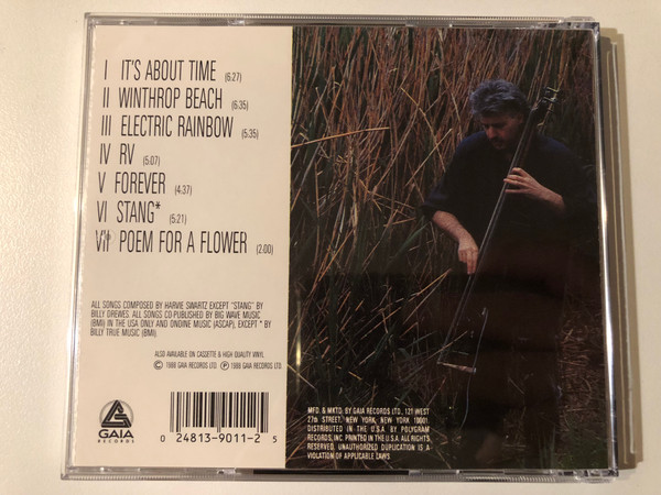 Harvie Shartz & Urban Earth - It'a About Time / Gaia Records Audio CD 1988 / 13-9011-2