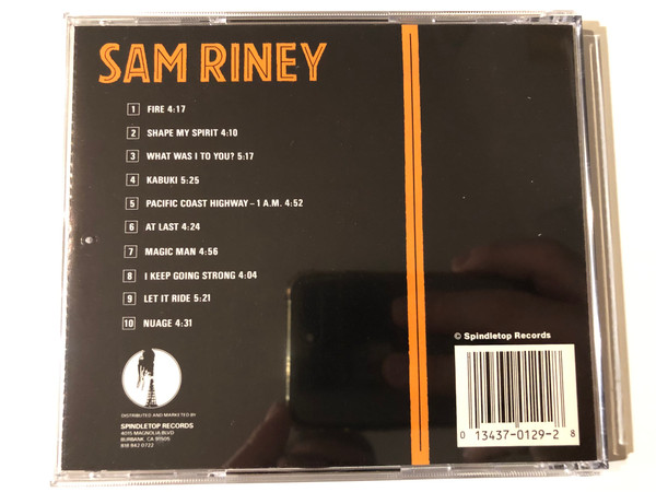 Sam Riney – At Last / Spindletop Records Audio CD / SPT-129