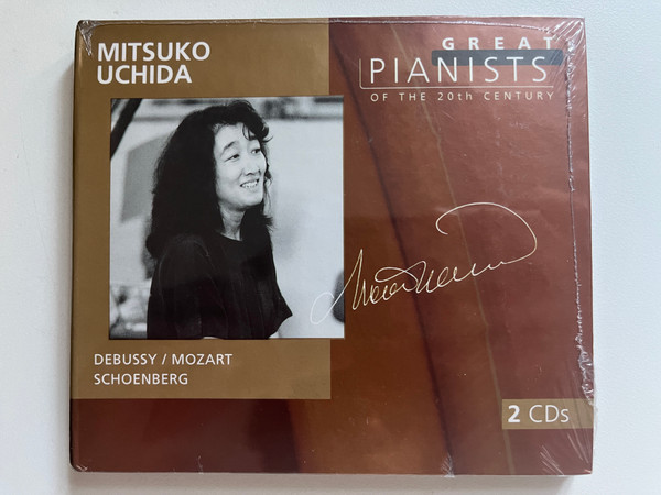 Mitsuko Uchida - Debussy, Mozart, Schoenberg / Great Pianists Of The 20th Century / Philips 2x Audio CD 1999 / 456 982-2