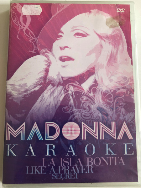 MADONNA - KARAOKE / SING THE GREATEST HITS / Special setting options / Original song with English vocals / Song in original pitch, using a melody / Song 3 semitones higher / DVD (5996473003806)