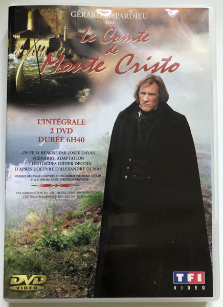 Le Comte de Monte-Cristo / GERARD DEPARDIEU / L'INTÉGRALE 2 DVD / DURÉE 6H40 / TFI Video (3384445009840)