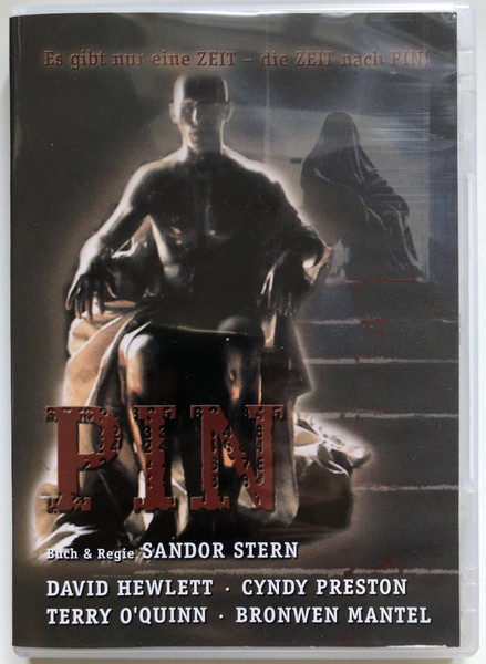Pin  Buch & Regie SANDOR STERN  Es gibt nur eine ZEIT - die ZEIT nach PIN!  DAVID HEWLETT, CYNDY PRESTON, TERRY O'QUINN, BRONWEN MANTEL  DVD Video (4008670221479)