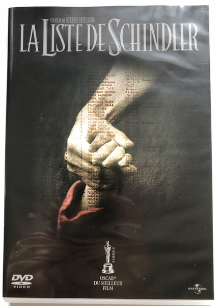 La Liste de Schindler - un film de Steven Spielberg  Oscar Du Meilleur Film  DVD Video (5050582430394)