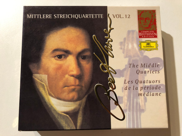 Mittlere Streichquartette = The Middle Quartets = Les Quartuors De La Période Médiane / Complete Beethoven Edition – Vol. 12 / Deutsche Grammophon 2x Audio CD 1997 Stereo / 453 764-2 (028945376424) 