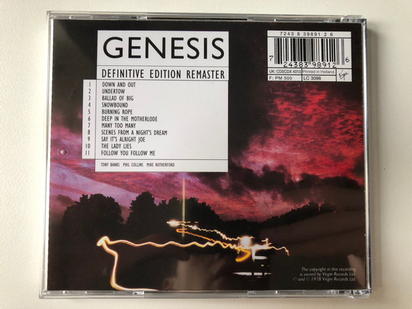 Genesis – ...And Then There Were Three... / Virgin Audio CD / CDSCDX 4010
