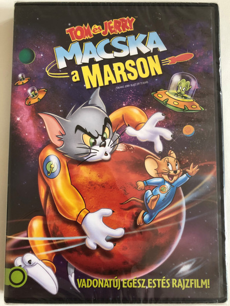 Tom és Jerry Macska a Marson  TOM AND JERRY BLAST OFF TO MARS  VADONATÚJ EGÉSZ, ESTÉS RAJZFILM!  DVD Video (5996514008241)