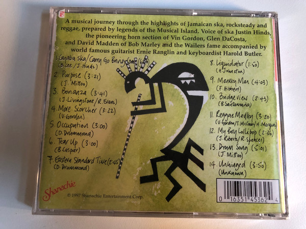 Coyabalites – ''Unhinged'' / A great new ska/reggae band featuring legends Justin Hinds, Vin Gordon, David Madden, Glen DaCosta & Ernest Ranglin! / Shanachie Audio CD 1997 / 45036 (016351453624)