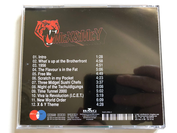 Mr.X&Mr.Y – New World Order / Electric Kingdom Audio CD 1999 / 74321678162