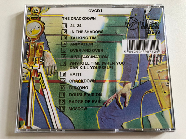 Cabaret Voltaire – The Crackdown / Virgin Audio CD 1985 / CVCD1