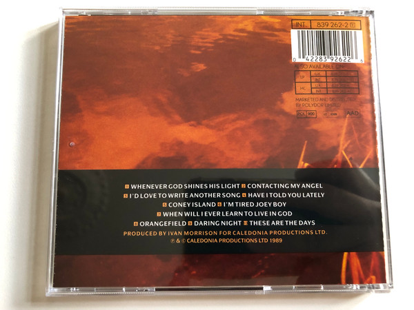 Van Morrison – Avalon Sunset / Polydor Audio CD 1989 / 839 262-2