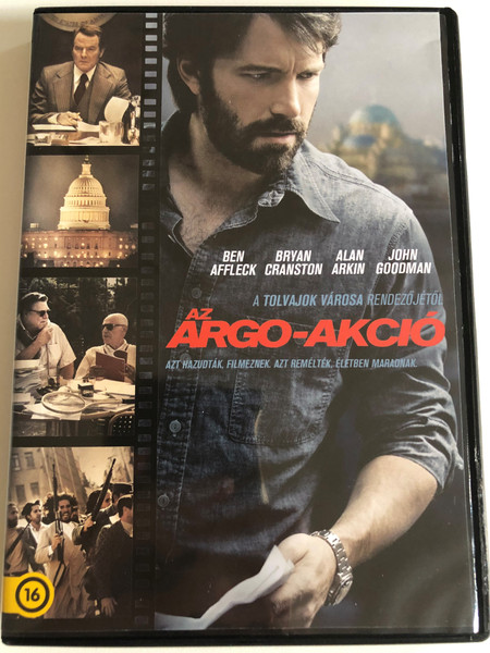 Az Argo-akció  A TOLVAJOK VÁROSA RENDEZŐJÉTŐL  AZT HAZUDTÁK, FILMEZNEK. AZT REMÉLTÉK, ÉLETBEN MARADNAK  DVD Video (5996514011883)
