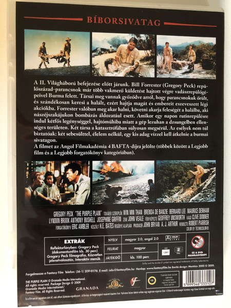 BÍBORSIVATAG (CRIMSON DESERT) / World War II drama / Academy AwardÂ(r)-winner Gregory Peck / Actors: Gregory Peck, Win Min Than, Brenda De Banzie, Bernard Lee, Maurice Denham (5999546333107)