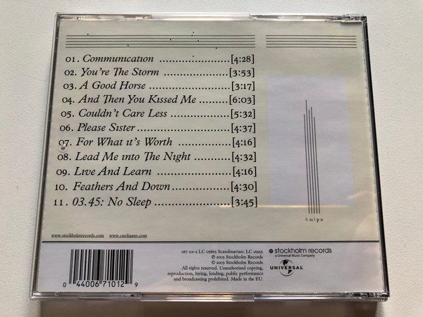 The Cardigans – Long Gone Before Daylight / Stockholm Records Audio CD 2003 / 067 101-2