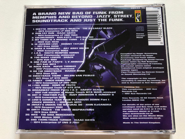 Stax Funx / Stax Audio CD 1997 / CDSXD 110