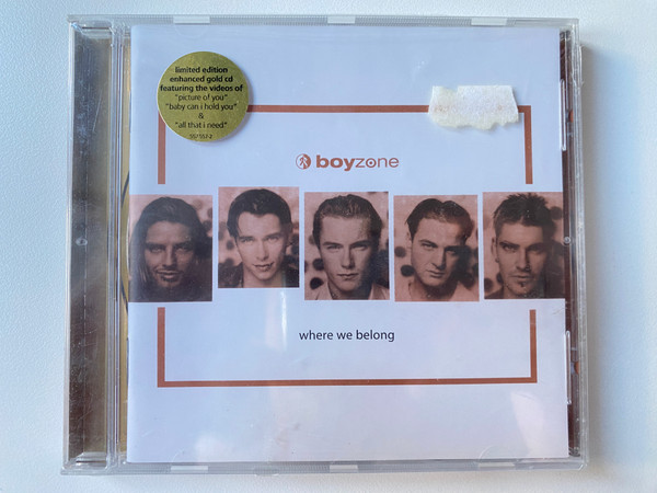 Boyzone – Where We Belong / Polydor Audio CD 1998 / 557 557-2