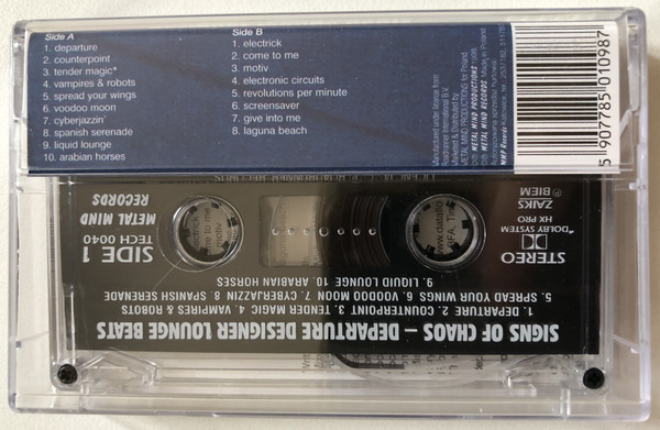 Signs Of Chaos – Departure - Designer Lounge Beats / Metal Mind Records Audio CD 1998 / TECH 0040
