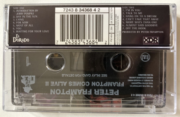 Peter Frampton – Frampton Comes Alive II / El Dorado Audio Cassette / 724383436842