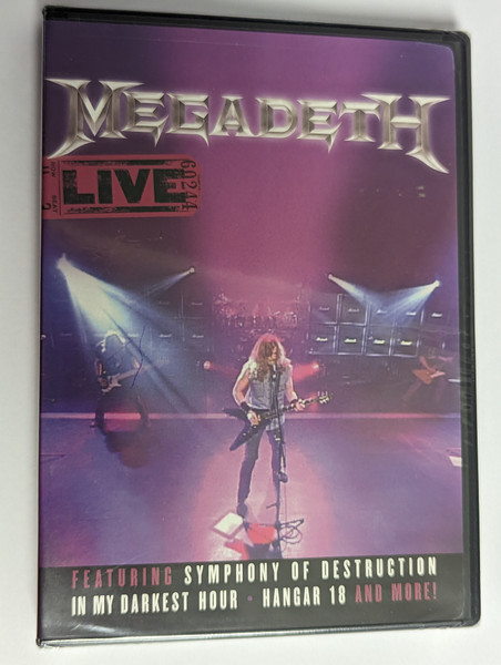 Megadeth – Live / Featuring: Symphony Of Destruction; In My Darkest Hour; Hangar 18; And More! / Sanctuary DVD Video CD 2007 / AVD707923