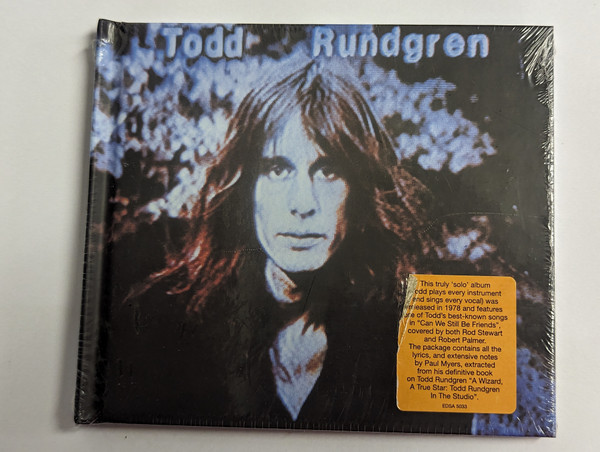 Todd Rundgren – Hermit Of Mink Hollow / Edsel Records Audio CD 2014 / EDSA5033