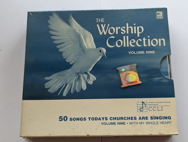 The Worship Collection  VOLUME NINE WITH MY WHOLE HEART  50 SONGS TODAYS CHURCHES ARE SINGING  3 CD Box Set (9323078005809)