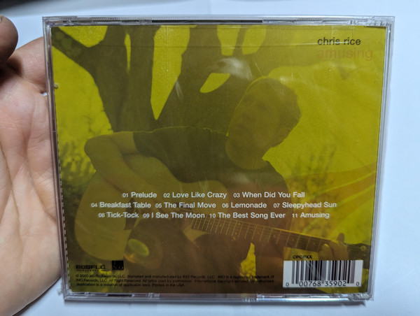 Chris Rice – Amusing / Eb+Flo Records Audio CD 2005 / 683590 (000768359020)