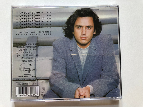 Jean Michel Jarre – Oxygene  Sony Music France  FDM 36140-2  Audio CD (3460503614024)