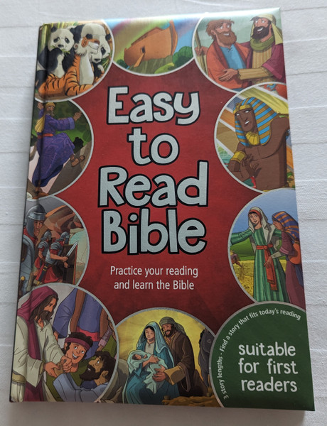 Easy to Read Bible / Practice your reading and learn the Bible / Suitable for first readers / Hardcover with foam (9788772032108)
