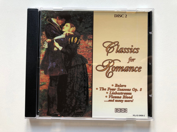 Classic for Romance - Bolero; The Four Seasons Op. 8; Liebestraum; Vienna Blood; and many more! / Madacy Music Audio CD 1994 Stereo / HLJ-2-3406-2