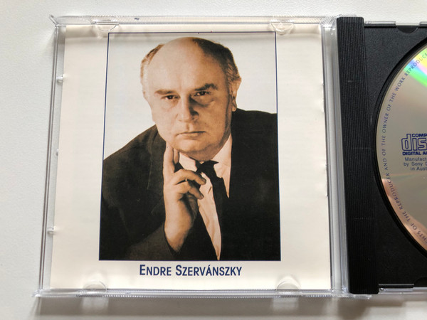 Endre Szervanszky - Concerto in Memory of Attila Jozsef; Six Pieces for Orchestra / Hungaroton Classic Audio CD 1999 Stereo / HCD 31872 