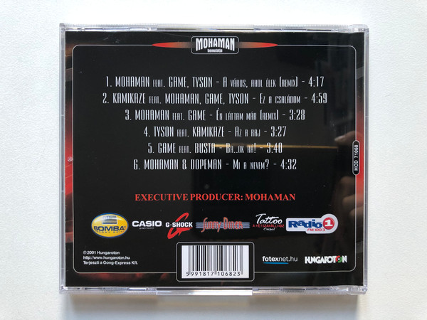 Mohaman – Da Flava Család 2001 / Game, Mohaman, Tyson, Peppino, Busta, Funk N. Stein + bonus: Mohaman & Dopeman - Mi e nevem? / Hungaroton Audio CD 2001 / HCD 71068-2