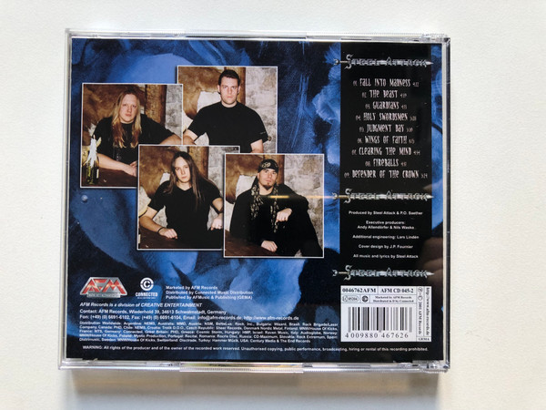 Steel Attack – Fall Into Madness / AFM Records Audio CD 2001 / 0046762AFM