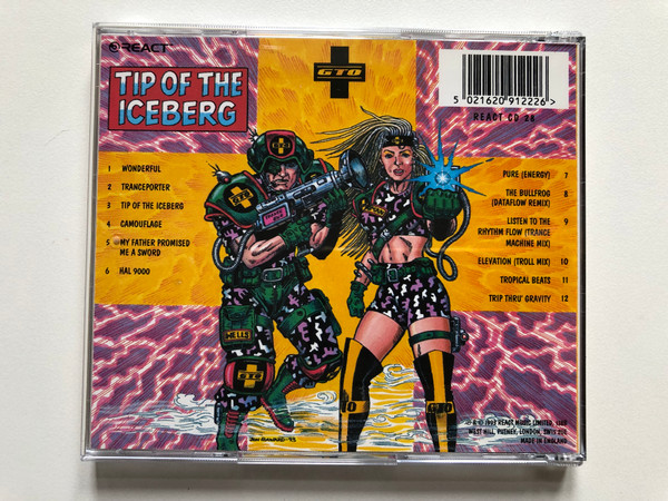 GTO – Tip Of The Iceberg / React Audio CD 1993 / REACT CD 28