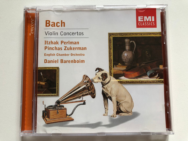 Bach: Violin Concertos - Itzhak Perlman, Pinchas Zukerman, English Chamber Orchestra, Daniel Barenboim / Encore / EMI Classics Audio CD 2001 Stereo / 724357455527