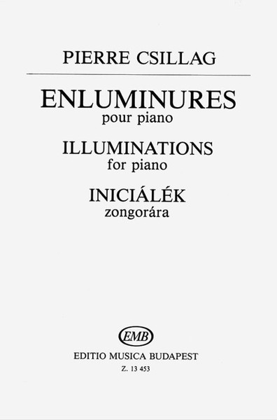 Csillag, Pierre Illumunations  sheet music (9790080134535)