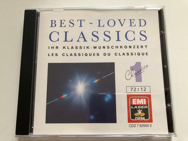 Best-Loved Classics 1 / Ihr Klassik-Wunschkonzert 1 = Les Classiques Du Classique 1 / EMI Audio CD Stereo / CDZ 7 62500 2