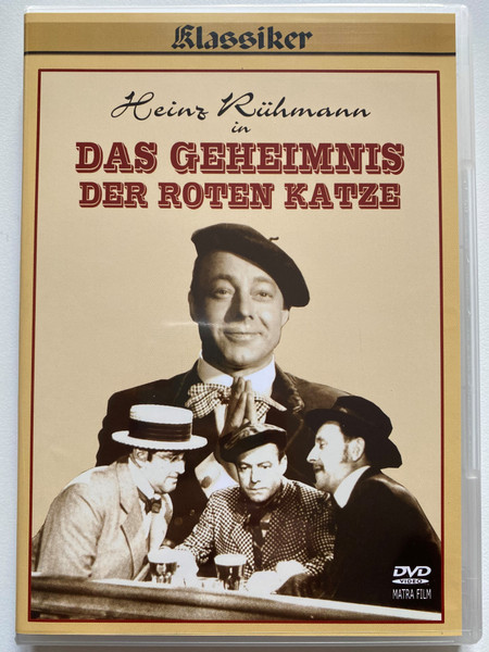 Das Geheimnis der roten Katze  Heinz Rühmann in  Klassiker  MATRA FILM  DVD Video (4012020030017)