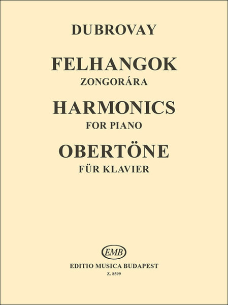 Dubrovay László Harmonics  sheet music (9790080085998) 